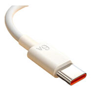 適用于華為快充數(shù)據(jù)線type-c6A超級(jí)閃充電器線12066W榮耀小米vi 【6A超級(jí)快充】-雙頭Type-c-1米