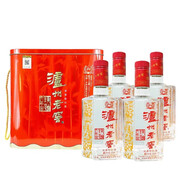 瀘州老窖 六年窖頭曲 濃香型白酒 糧食釀造口糧酒 宴請送禮 52度 500mL 4瓶 鐵盒 禮盒裝