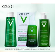 薇姿水楊酸凈顏無瑕水乳套裝女舒緩痘印控油清潔補(bǔ)水爽膚水保濕護(hù)膚品 水+精華乳+潔面啫喱（新款）