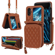 摩托羅拉（Motorola）適配斜挎oppofindn2flip小香風(fēng)三星zFIip6/5手機殼時(shí)尚N3FLIP保護殼mororazr40手繩男女zFIip4防摔 棕色 OPPO Find N2 Fl