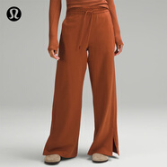 lululemon丨French Terry 女士毛圈布高腰長(zhǎng)褲 透氣 LW5FF7S 暗橙色 3XL /16