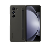 三星（SAMSUNG）Galaxy Z Fold5/W24 原裝纖巧S Pen保護(hù)殼帶手寫筆spen手機(jī)殼 深灰色