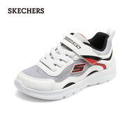 斯凱奇（Skechers）男大童魔術(shù)貼舒適405283L 白色/黑色/WBK 27.5碼