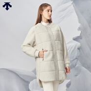 迪桑特 WOMEN’S STUDIO 女士 絨感棉服 棉服外套夾克 CR-CREAM L(170/88A)