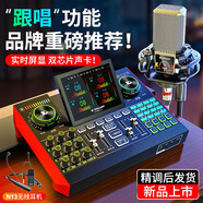 十盞燈N-G10 直播聲卡套裝全套設(shè)備手機(jī)麥克風(fēng)抖音主播k歌唱歌錄音配音戶外收音話筒 PK-G10-N13【加無(wú)線耳機(jī)套裝】