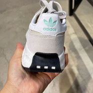 阿迪達斯（adidas）阿迪達斯三葉草跑步鞋女鞋運動(dòng)鞋BOOST老爹鞋透氣輕便時(shí)尚休閑鞋 IE7063/灰色 36