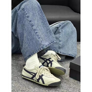 Onitsuka Tiger鬼?；?女鞋經(jīng)典藏青男鞋休閑板鞋運動德訓鞋DL4085.5 D507L-0152白藍碳金 37