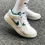 耐克（NIKE）男鞋空軍一號(hào)板鞋25春季COURT運(yùn)動(dòng)鞋輕便耐磨低幫小白鞋休閑鞋男 DX4397-103/JORDAN/白綠 45