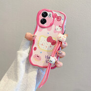 佩諾oppoA57手機殼realme 真我Q5i保護(hù)套全包邊防摔男女款卡通可愛硅膠潮軟外殼 TY-奶油蝴蝶結(jié)KT貓 A57 /5G