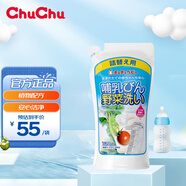 啾啾（CHUCHU）奶瓶清洗劑 奶瓶果蔬清洗劑嬰幼兒餐具水具蔬菜清洗劑原裝進(jìn)口 奶瓶果蔬清潔劑720ml（補(bǔ)充裝）