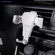 宰摟iPhone7車載手機支架7P蘋果6s夾子6Plus汽車出風口導航手機 白色
