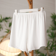 羅袖動(dòng)香襯裙防走光內襯群半身長(cháng)裙漢服漢元素內搭襯褲 白色襯褲 32cm左右 M