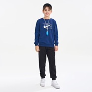 NIKE 3BRAND 耐克男女童衛(wèi)衣+褲子2件套2025兒童衛(wèi)衣長(zhǎng)褲套裝 靛藍(lán)色 160 /80 【建議身高158-170cm】