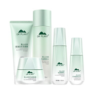 植物醫(yī)生（Dr.Plant）高山白茶控油細(xì)膚水乳套裝補(bǔ)水保濕清爽水潤肌膚平衡水油 5件套(潔面+水+乳液+面霜)