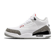 OLOMEdakj籃球鞋男25冬季潮酷增高厚底高幫學(xué)生實(shí)戰系帶專(zhuān)業(yè)酒紅運動(dòng)鞋 AJ3白水泥(莆田專(zhuān)柜品質(zhì)) 42