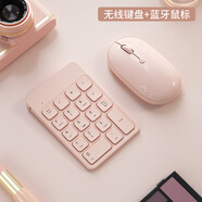 B.O.W航世 HW157 無(wú)線(xiàn)藍牙數字小鍵盤(pán) 可充電迷你財務(wù)辦公鼠標套裝 會(huì )計外接usb有線(xiàn)筆記本電腦小鍵盤(pán) 充電無(wú)線(xiàn)鍵盤(pán)+充電藍牙鼠標【藍牙櫻花粉】