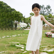 LUSON陳大豬女童夏季連衣裙2025新款兒童裙子洋氣時(shí)髦小女孩長(cháng)裙泡泡袖