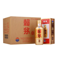 茅臺（MOUTAI）茅臺賴茅53度醬香型 白酒 500ml喜事婚宴酒 53度 500mL 6瓶 賴茅金樽整箱