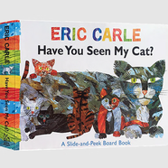 卡爾爺爺 你看到我的貓了嗎 Have You Seen My Cat 進(jìn)口英文原版繪本 紙板書讀物 幼兒童讀本Eric Carle 可搭棕熊好餓的毛毛蟲