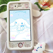 旭杉斯適用蘋果4s手機(jī)殼女5se全包卡通7硅膠適用iPhone8plu 玉桂狗殼+膜+指紋貼+掛繩 iPhone 6s