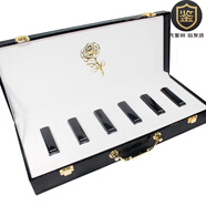 香奈兒（Chanel）口紅58粉色邂逅香水氣墊限量圣誕節禮物套盒 8支口紅-皮質(zhì)大禮盒