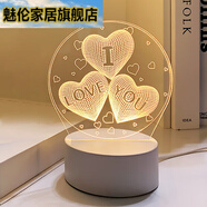 生日禮物女生母親節520送女友媽媽女孩男生給女朋友的小創(chuàng  )意實(shí)用 I LOVE YOU(三色變光 ) 送禮盒