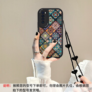 七代目適用華為Nova7Pro手機殼五彩圖騰Nova6新款中國風(fēng)SE鏡頭全包創(chuàng  )意SE保護套感活力版女女ins風(fēng)軟硅膠 黑色-五彩圖騰N+手鏈 華為 nova 6 4G