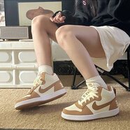 耐克耐克Nike COURT BOROUGH女子大童中幫復古運動(dòng)休閑板鞋HV1806-121 HV1806-121 36