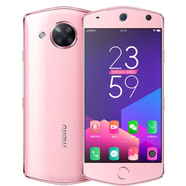 美圖全新機(jī)Meitu/美圖 T8s 美圖美顏手機(jī)M8S T9 V6自拍神器直播美顏 M8S粉色 64G