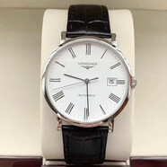 【二手99新】浪琴手表（LONGINES）博雅系列男表 商務(wù)休閑男士超薄自動(dòng)機械 瑞士品牌天文臺認證 37mm 羅馬白皮 L4.810.4.11.2