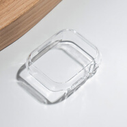 維辰士適用蘋(píng)果手表保護殼apple iwatch s9/8/7/6/5/4/se手表邊框保護套防摔防撞半包鏤空保護殼 【鏤空保護殼】透明 iWatch·s9/8/7【45MM表盤(pán)】