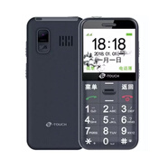 天語（K-Touch）H680老人機移動大字大聲直板按鍵同類型中興L680 黑色