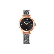 施華洛世奇（SWAROVSKI）施華洛世奇Swarovski系列 COSMICROCK系列 腕表 石英機芯 鍍金不 黑色表盤(pán) 常規表盒