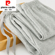 皮爾卡丹2025秋冬季純棉束口加絨加厚衛褲女寬松休閑潮流運動(dòng)休閑褲長(cháng)褲女 束口加厚加絨女衛褲-雪花灰 L 適合110-120斤