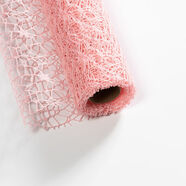 安俊晟提花網(wǎng)網(wǎng)面紗網(wǎng)鏤空 花束花藝包裝紙材料花卷花藝DIY包裝蕾絲布料 韓粉50厘米寬4.5米長(cháng)