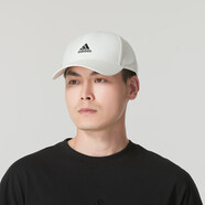 adidas阿迪達(dá)斯帽子男女休閑運(yùn)動(dòng)帽遮陽(yáng)時(shí)尚潮流棒球帽網(wǎng)球帽戶外鴨舌帽 JF2902 白色