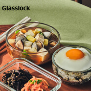 Glasslock鋼化玻璃耐熱碗打蛋盆烘焙碗透明家用高顏值湯碗兩件套 300+510ml