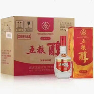 五糧液（WULIANGYE）股份公司 五糧醇系列 濃香型白酒 婚宴送禮 商務(wù)宴請(qǐng)佳品 五糧醇3D500ml*6瓶整箱無手提袋