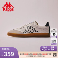 卡帕（Kappa）背靠背2025新款情侶復(fù)古TIFO德訓(xùn)鞋男女休閑運(yùn)動鞋板鞋K0DZ5CC70 韓國白/黑色-012 35
