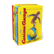英文原版 Curious George 好奇猴喬治 32個(gè)故事大合輯 汪培珽書(shū)單推薦第3階段 綠山墻 預售 精裝禮盒裝7冊 綠山墻圖書(shū)