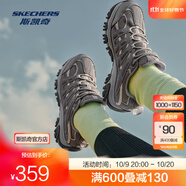 斯凱奇（Skechers）醒山丨戶外鞋男女款春夏透氣徒步鞋防滑耐磨休閑運(yùn)動 女款-灰色/GRY 40