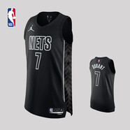 耐克耐克NBA官方-杜蘭特詹姆斯球星速干球衣籃球服運(yùn)動(dòng)背心夏季 籃網(wǎng)-杜蘭特速干球衣 黑色 M