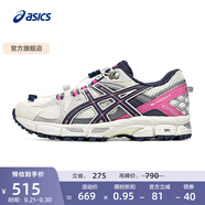 亞瑟士ASICS跑步鞋女鞋透氣運(yùn)動(dòng)鞋越野抓地耐磨跑鞋 GEL-KAHANA 8 FL 白色/藍(lán)色 37.5