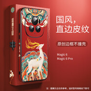 無(wú)垠境【中國(guó)風(fēng)浮雕彩繪】榮耀Magic6Pro手機(jī)殼皮紋殼國(guó)潮鏡頭全包保護(hù)套Magic6直邊防摔創(chuàng)意男女保護(hù)殼 【逐鹿生財(cái)】中國(guó)風(fēng)-皮紋浮雕 榮耀Magic6Pro