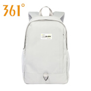 361°運動(dòng)包雙肩包時(shí)尚潮流背包大容量電腦包休閑旅行背包學(xué)生書(shū)包 灰色 均碼
