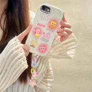 佩諾（PINO）iPhone6/6s手機殼蘋(píng)果6Plus保護套蘋(píng)果6Splus防摔硅膠立體可愛(ài)卡通男女款公仔潮軟外殼  【本博】胖墩墩-呆萌派大星+手鏈 iPhone6P/6Splus