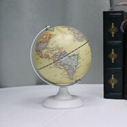 funglobe地球儀經(jīng)典360°旋轉兒童學(xué)生用20cm小號3d立體浮雕ar智能發(fā)光臺燈辦公室家居 13cm復古色仿古款帶AR(360°中文充電款)