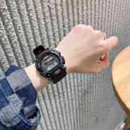 卡西歐（CASIO）手表G-SHOCK DW-9052-1V/2V/1B/GBX防水戶(hù)外運動(dòng)手表 DW-9052-1 黑色 現貨速發(fā) 正品保障