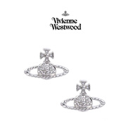 薇薇安·威斯特伍德（Vivienne Westwood）西太后官方旗艦正品土星耳釘輕奢小眾耳飾送女友情人節(jié)禮物 銀色