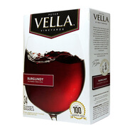百樂萊vella紅酒美國原盒進(jìn)口勃艮第紅葡萄酒盒裝5L 10斤大容量 勃艮第